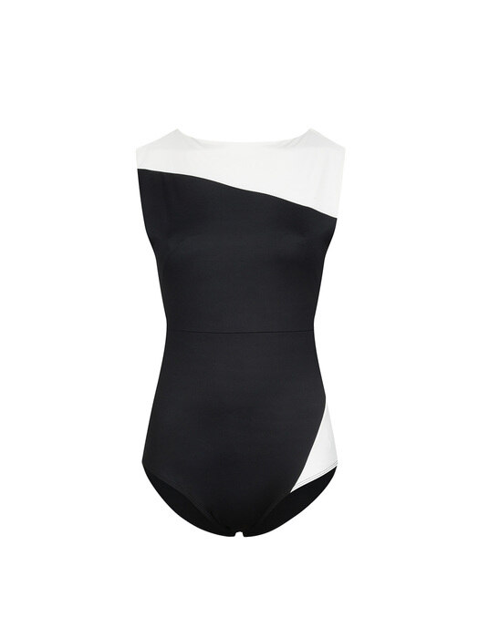 21 Fiona V Suit - Black / Off White