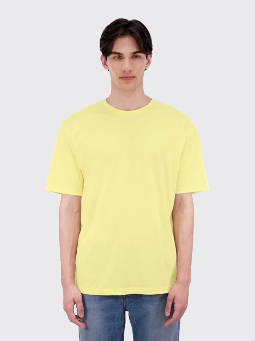 쿨맥스 수피마 티셔츠 옐로우