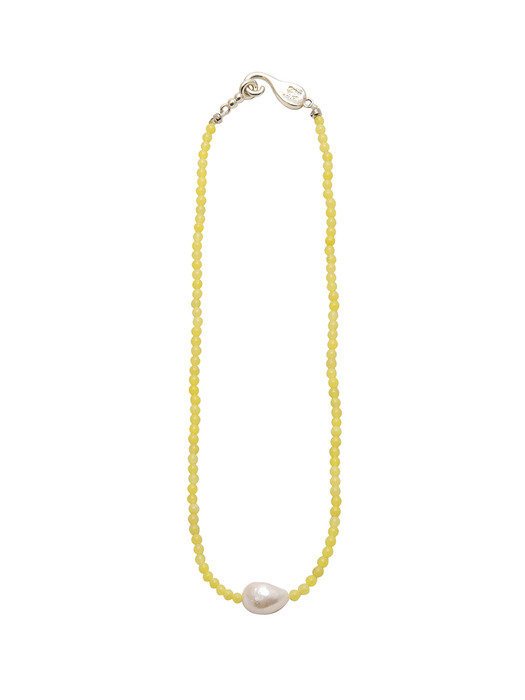 Mint pearl necklace