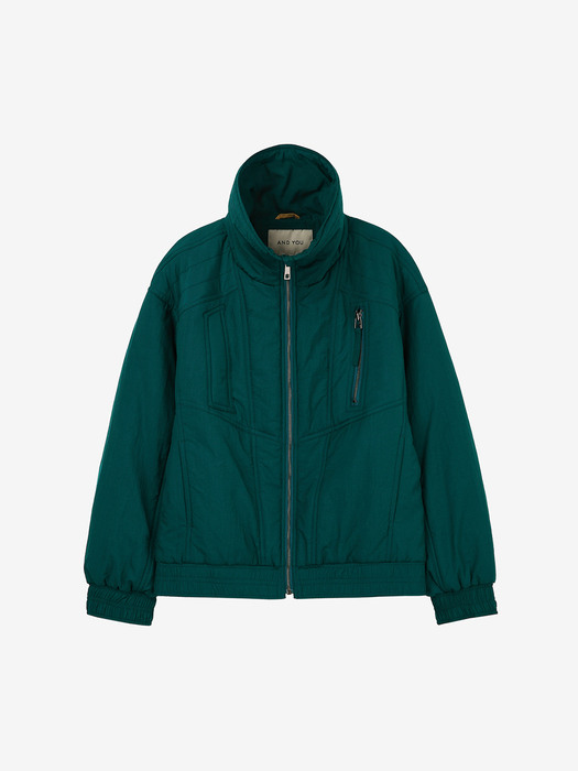 [N]BELIEF Bomber jacket (Deep sea green)