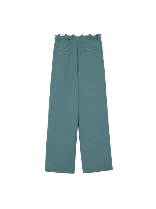 (WOMEN) KAREN 50/50 WIDE ROPE TROUSERS apa517w(BLUE)