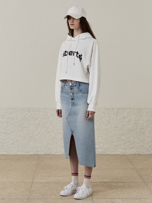 LIBERTE Oversized Hood Sweatshirt_Off White