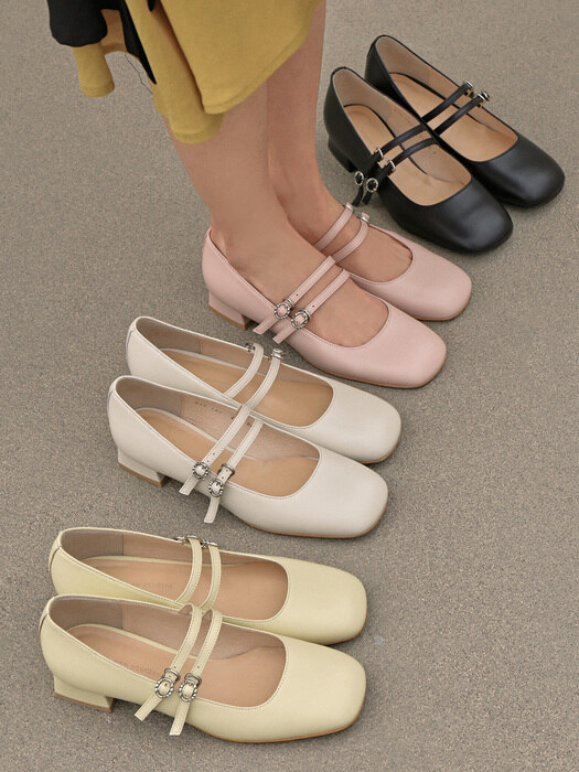 1600 Dalia Maryjane Flat Shoes-4color