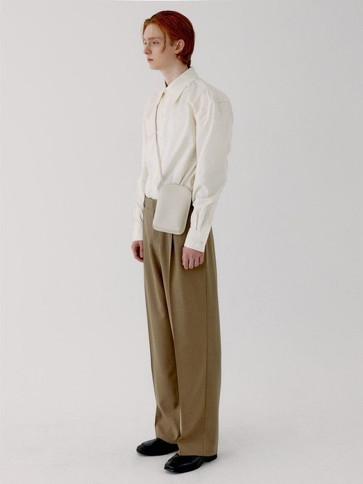 ANDREW COTTON SHIRT [CREAM]