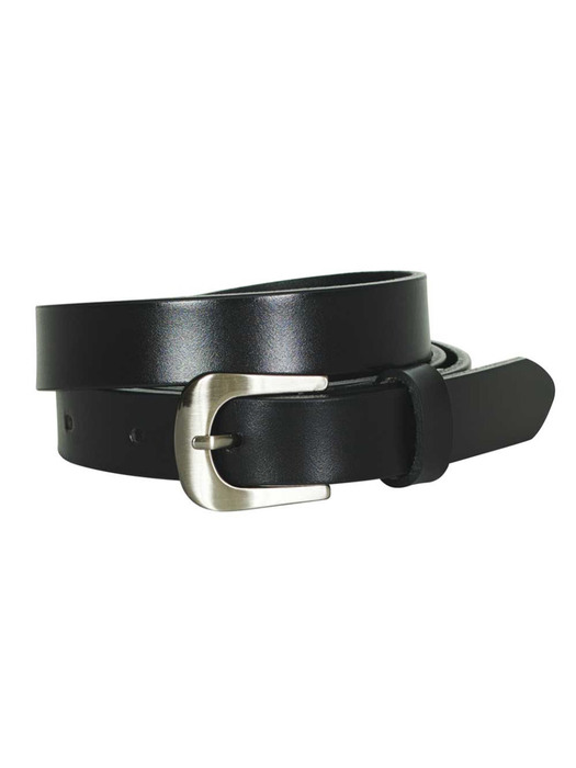 COW LEATHER BELT (black)