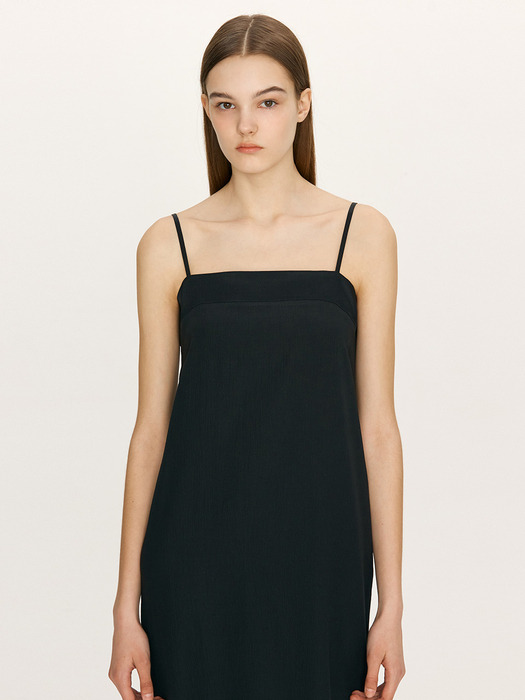 ONOMEA H-line camisole dress (Black/Butter)