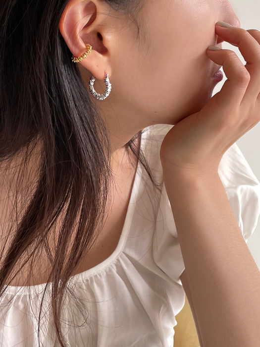 [silver925] twinkle ring earring