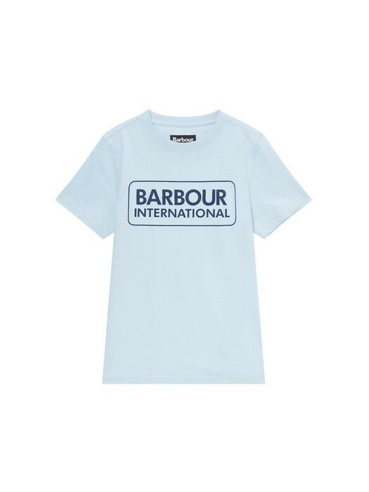 [BARBOUR KIDS] 바버 키즈 블루 인터내셔널 B.Intl 에센셜 Logo 반팔 티셔츠 (URTS2E521B2)