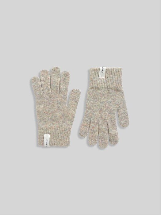 [21 WINTER][SALT Label] CASHMERE SOFT GLOVE_MULTI IVORY