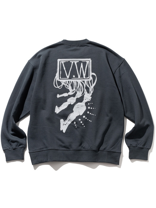 DWMU OVERSIZED SWEAT SHIRTS MFTCR002-DG