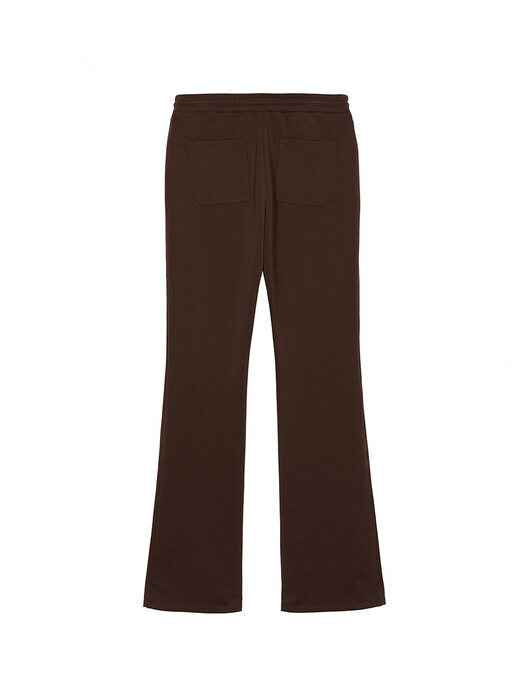 Jersey String Boots Cut Pant in Brown VW2AL412-93