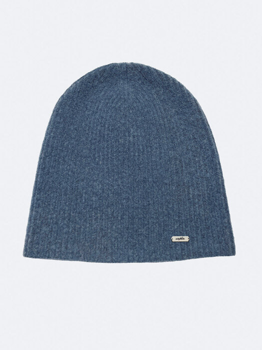 Via Classic knit beanie (Vintage blue)