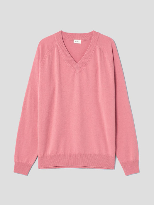 Cashmere Neck Pullover  Baby Pink (WE2Y51C67X)