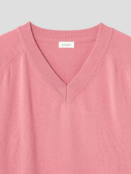 Cashmere Neck Pullover  Baby Pink (WE2Y51C67X)