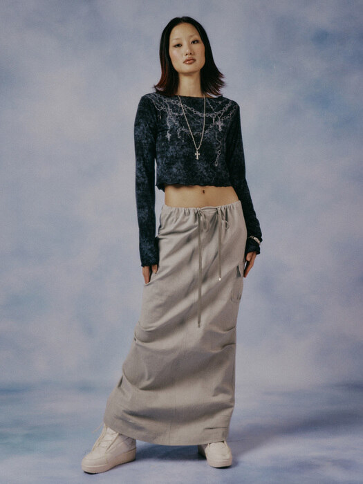 Parachute Maxi Skirt