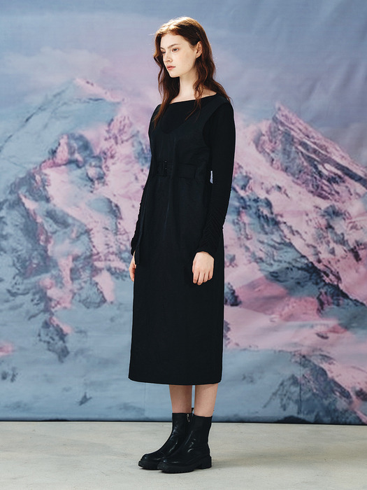 Tibi Padded Dress_Black