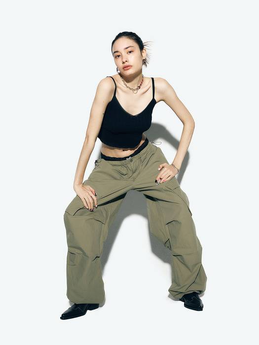 PARACHUTE CARGO PANTS KHAKI