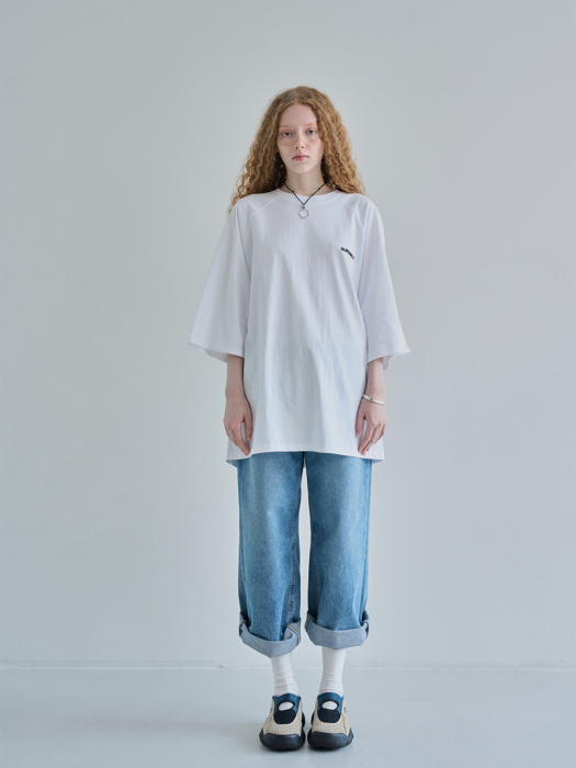 Raglan Overfit T-shirt / White