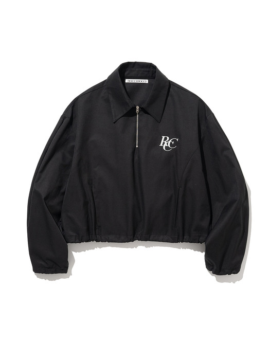 RCC String Half Zipup Shirts [BLACK]