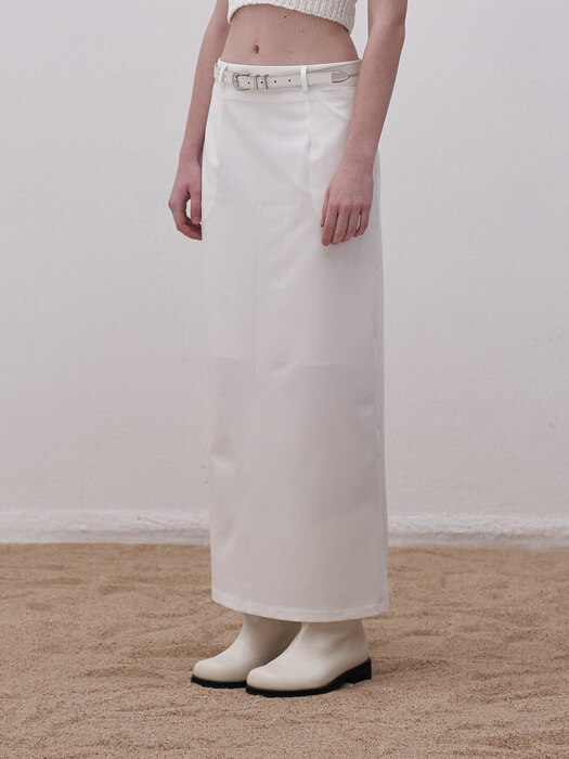 Classy Maxi Skirts_White