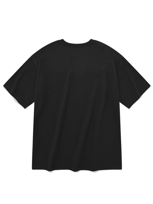 SP STP LOGO T SHIRTS-BLACK