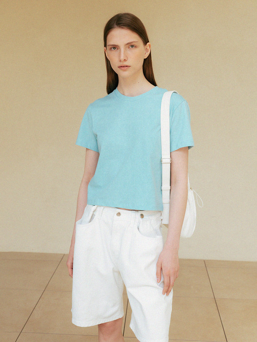 pigment cotton t-shirt (sky blue)