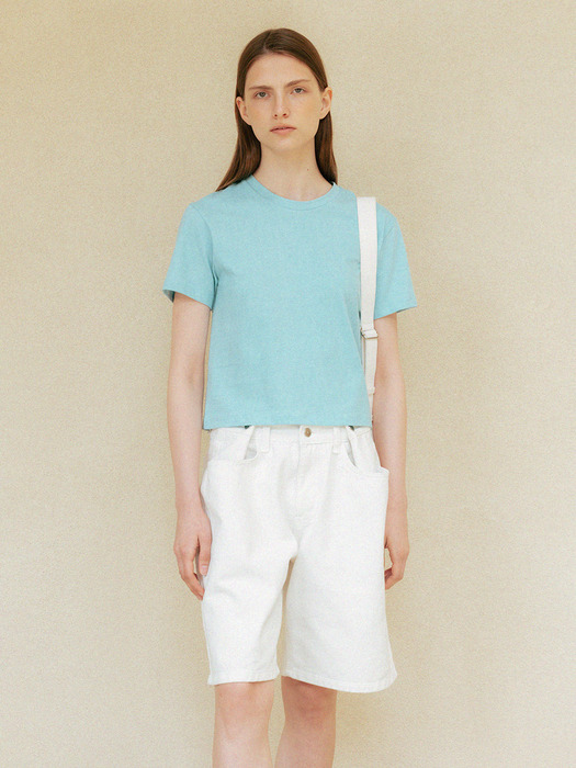pigment cotton t-shirt (sky blue)