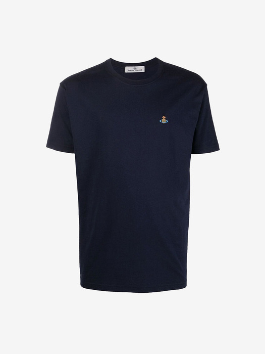 [VIVIENNE WESTWOOD비비안 웨스트우드][UNISEX] 23SS MULTICOLOUR ORB CLASSIC T-SHIRT BLACK 3G010006-J001M-GO-223-J001M-K410GO [W... 