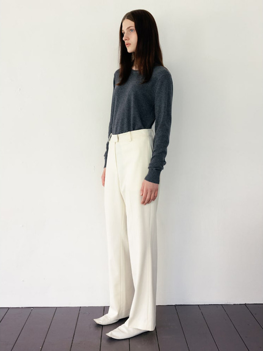 Wool Blended Slimfit Pants  Ivory(WE3921C610) (WE3921C610)