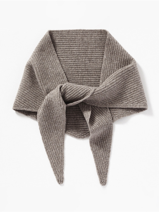 Cashmere Wool Blended Petit Muffler_2 Colors
