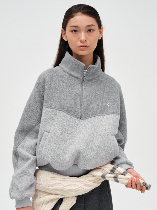 [23FW clove] Sherpa Neat Anorak (Grey)