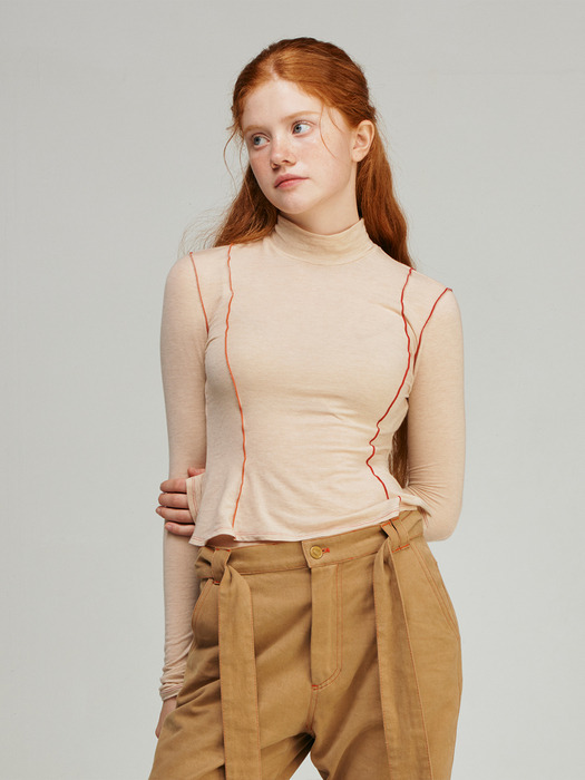 Flare Turtle Neck Top