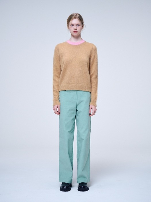 Corduroy Color Pants, mint