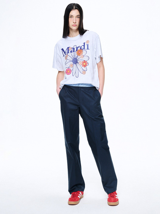 TSHIRT FLOWERMARDI BLOSSOM_HEATHER NAVY