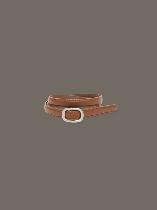 SLIM COW LEATHER BELT