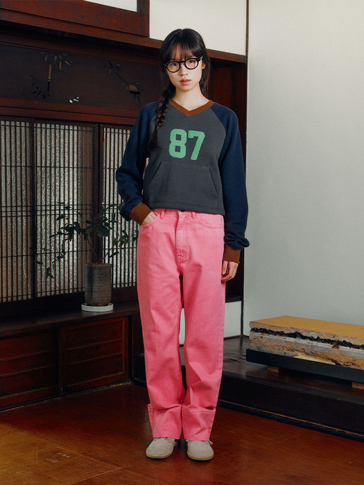 [Mmlg W] COTTON PANTS (PINK)