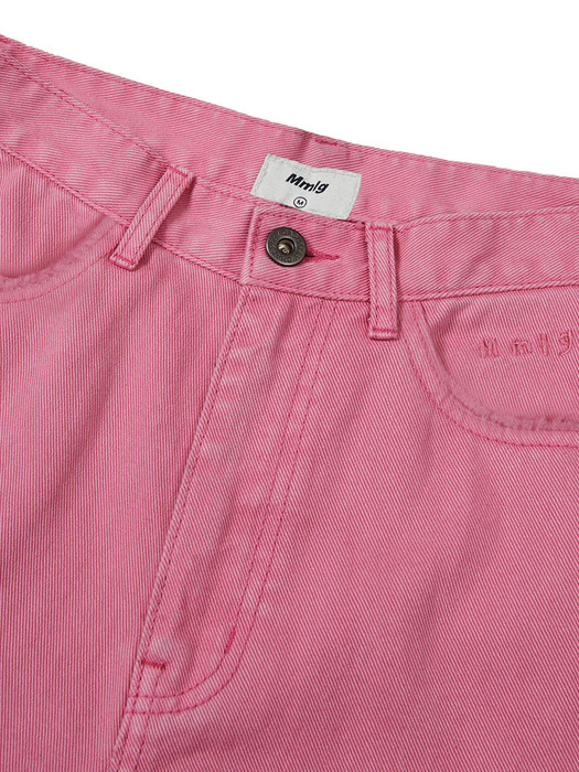 [Mmlg W] COTTON PANTS (PINK)