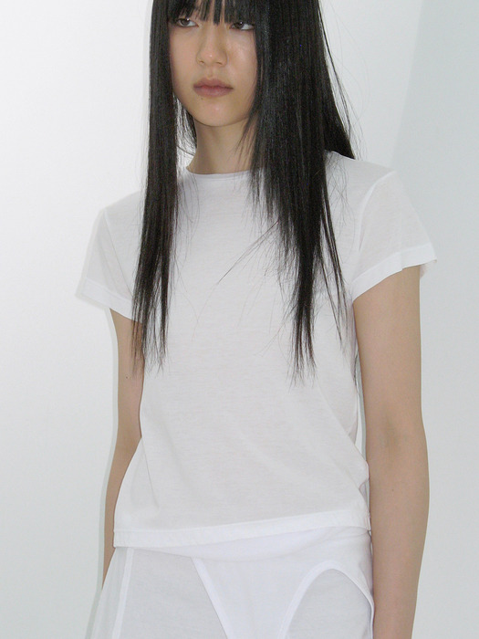 Tencel Cotton T-shirts _White