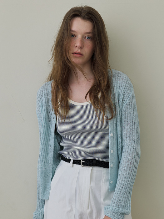 Summer Knit Cardigan Mint