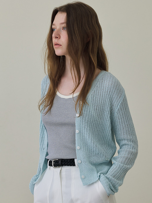 Summer Knit Cardigan Mint