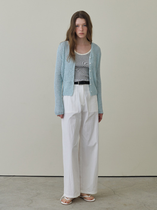 Summer Knit Cardigan Mint