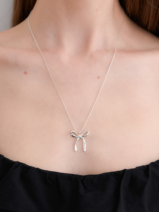 OVLA RIBBON NECKLACE_M JN022