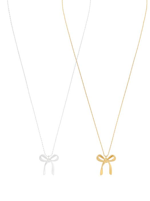 OVLA RIBBON NECKLACE_M JN022