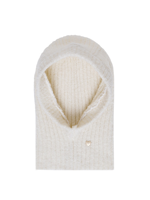 Dive boucle knit balaclava