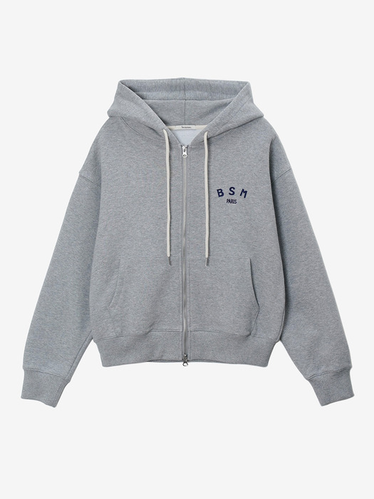 BSM SMALL LOGO ZIP UP - GREY