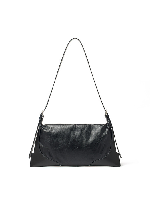 TWO WAY STRAP SQUARE MINI BAG IN BLACK