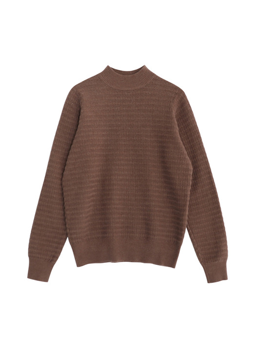 Stripe Half-neck Cashmere Blended knitwear (5colors) VKNIT_037