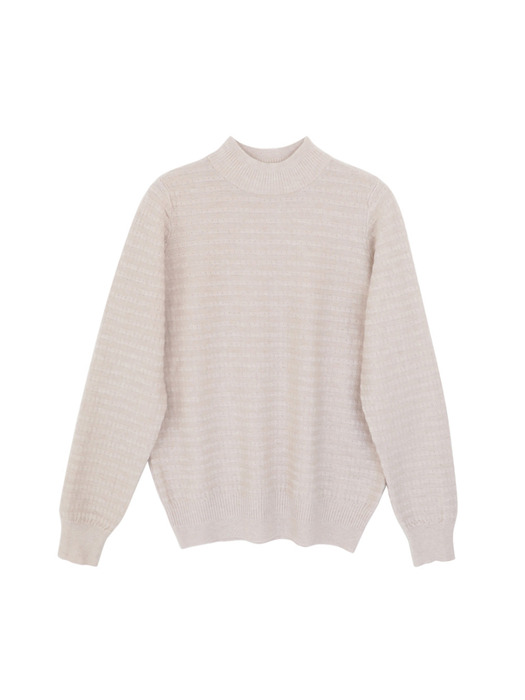 Stripe Half-neck Cashmere Blended knitwear (5colors) VKNIT_037