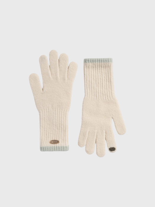 [선물포장] Nelly Knit Gloves_2colors