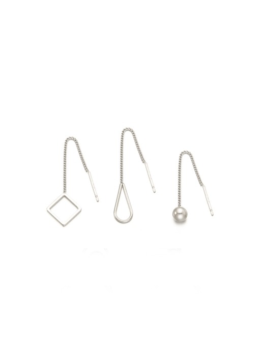 Silver Simple Earring [925silver]